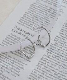 粒パールカールピアス