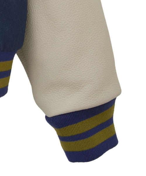 kotohayokozawa(コトハヨコザワ)の「【kotohayokozawa】【SKOOKUM】STADIUM JUMPER(スタジャン・レディース・杢グレー/ネイビー・FREE)」の14枚目の写真