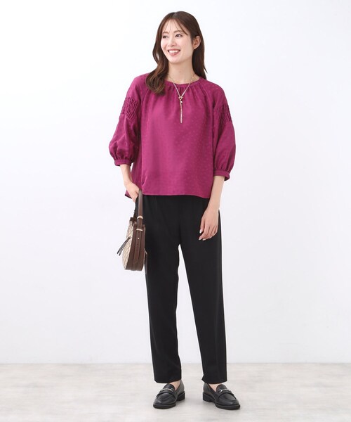 Reflect(リフレクト)の「【SS-4Lサイズ】匠センタープレスベーシックパンツ(その他パンツ・レディース・ダークグレー/ブラック/ネイビー・05/07/09/11/13/15 /17)」の10枚目の写真