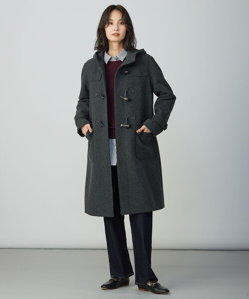 J.PRESS Ladies(J.プレス レディス)の「Cotton Wool ボートネック ニット(ニット/セーター・レディース・オレンジ系/ワイン系/パイングリーン系/ベージュ系・SMALL)」の10枚目の写真