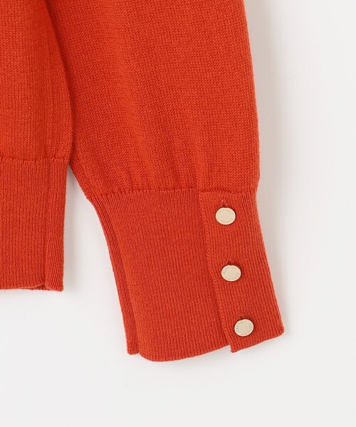 J.PRESS Ladies(J.プレス レディス)の「Cotton Wool ボートネック ニット(ニット/セーター・レディース・オレンジ系/ワイン系/パイングリーン系/ベージュ系・SMALL)」の21枚目の写真