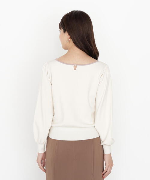 PROPORTION BODY DRESSING(プロポーションボディドレッシング)の「<ハンドウォッシャブル>前後2WAYパールニット / 1215270901(ニット/セーター・レディース・ブラック/ブラウン/オフホワイト・SMALL/MEDIUM)」の7枚目の写真