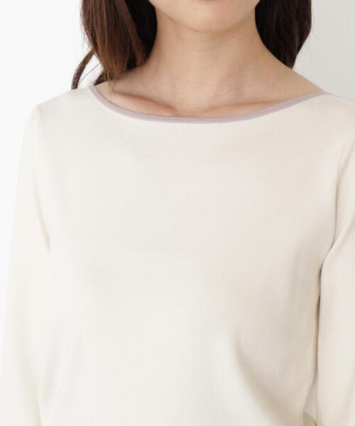 PROPORTION BODY DRESSING(プロポーションボディドレッシング)の「<ハンドウォッシャブル>前後2WAYパールニット / 1215270901(ニット/セーター・レディース・ブラック/ブラウン/オフホワイト・SMALL/MEDIUM)」の8枚目の写真