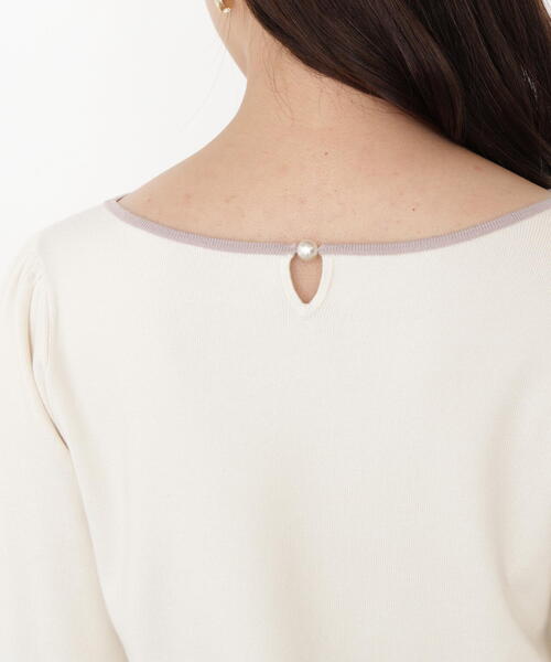 PROPORTION BODY DRESSING(プロポーションボディドレッシング)の「<ハンドウォッシャブル>前後2WAYパールニット / 1215270901(ニット/セーター・レディース・ブラック/ブラウン/オフホワイト・SMALL/MEDIUM)」の9枚目の写真