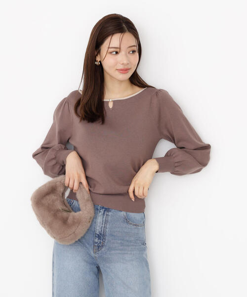 PROPORTION BODY DRESSING(プロポーションボディドレッシング)の「<ハンドウォッシャブル>前後2WAYパールニット / 1215270901(ニット/セーター・レディース・ブラック/ブラウン/オフホワイト・SMALL/MEDIUM)」の14枚目の写真