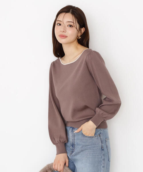 PROPORTION BODY DRESSING(プロポーションボディドレッシング)の「<ハンドウォッシャブル>前後2WAYパールニット / 1215270901(ニット/セーター・レディース・ブラック/ブラウン/オフホワイト・SMALL/MEDIUM)」の17枚目の写真