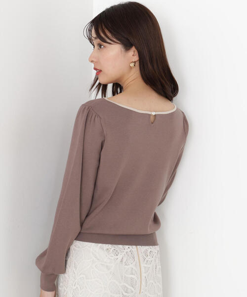PROPORTION BODY DRESSING(プロポーションボディドレッシング)の「<ハンドウォッシャブル>前後2WAYパールニット / 1215270901(ニット/セーター・レディース・ブラック/ブラウン/オフホワイト・SMALL/MEDIUM)」の21枚目の写真