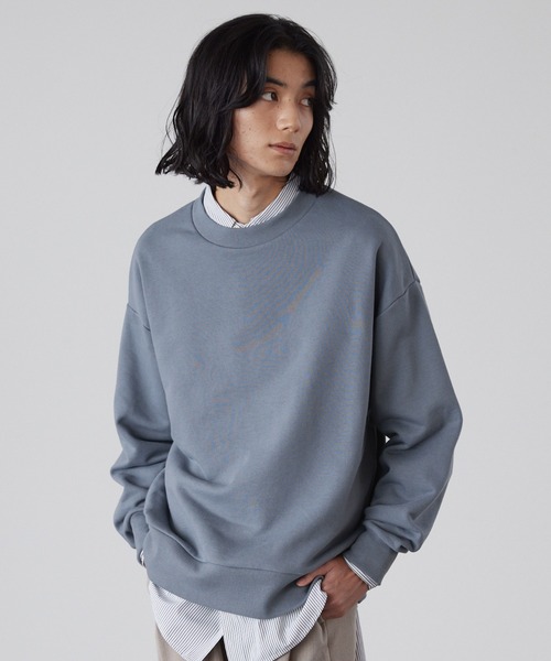 LUENNA（ルエナ）の「【LUENNA】Heavyweight Crewneck Sweatshirt / ヘビーウェイトクルーネックスウェット（スウェット・メンズ・グレー/ブラック/ブルーグレー・S/M/L）」の3枚目の写真
