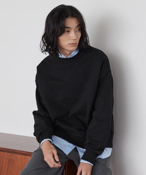 LUENNA（ルエナ）の「【LUENNA】Heavyweight Crewneck Sweatshirt / ヘビーウェイトクルーネックスウェット（スウェット・メンズ・グレー/ブラック/ブルーグレー・S/M/L）」の2枚目の写真