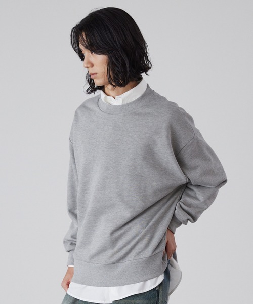 LUENNA（ルエナ）の「【LUENNA】Heavyweight Crewneck Sweatshirt / ヘビーウェイトクルーネックスウェット（スウェット・メンズ・グレー/ブラック/ブルーグレー・S/M/L）」の20枚目の写真