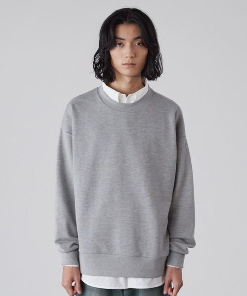 LUENNA（ルエナ）の「【LUENNA】Heavyweight Crewneck Sweatshirt / ヘビーウェイトクルーネックスウェット（スウェット・メンズ・グレー/ブラック/ブルーグレー・S/M/L）」の22枚目の写真