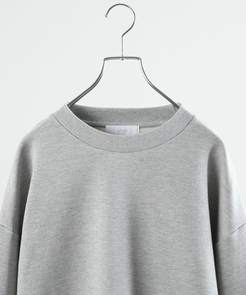 LUENNA（ルエナ）の「【LUENNA】Heavyweight Crewneck Sweatshirt / ヘビーウェイトクルーネックスウェット（スウェット・メンズ・グレー/ブラック/ブルーグレー・S/M/L）」の9枚目の写真