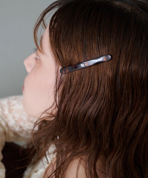 Kastane（カスタネ）の「【新色追加/fiw.】ロングロゴピンセット（ヘアピン・レディース・ブラウン/バーガンディー/ブラック・FREE）」の8枚目の写真