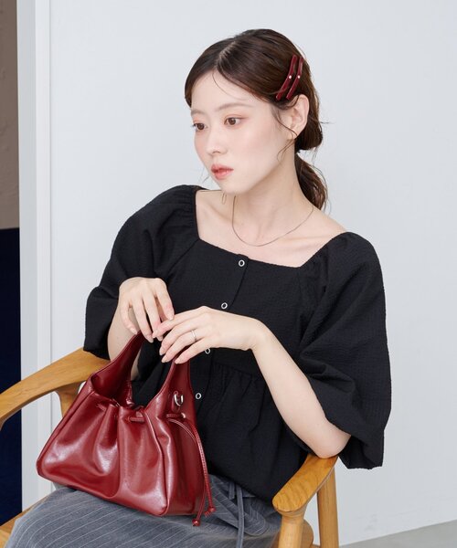 Kastane（カスタネ）の「【新色追加/fiw.】ロングロゴピンセット（ヘアピン・レディース・ブラウン/バーガンディー/ブラック・FREE）」の18枚目の写真