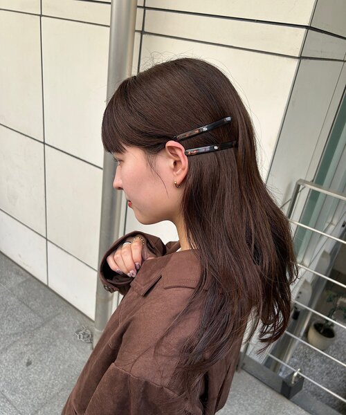 Kastane（カスタネ）の「【新色追加/fiw.】ロングロゴピンセット（ヘアピン・レディース・ブラウン/バーガンディー/ブラック・FREE）」の22枚目の写真