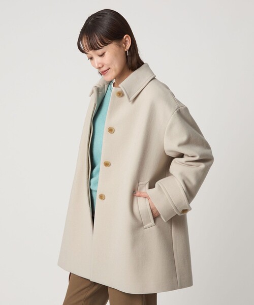 size SHORT/TALLあり］SENTDALE WOOL ミドル コート（ステンカラー