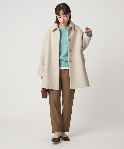 size SHORT/TALLあり］SENTDALE WOOL ミドル コート（ステンカラー