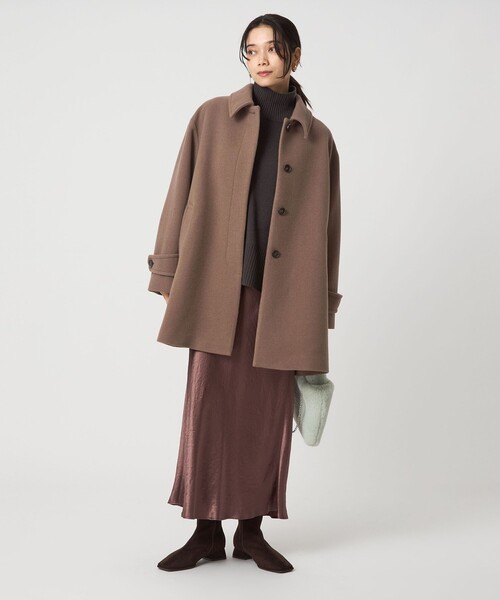 size SHORT/TALLあり］SENTDALE WOOL ミドル コート（ステンカラー