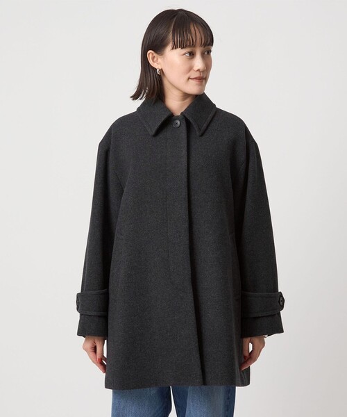 size SHORT/TALLあり］SENTDALE WOOL ミドル コート（ステンカラー