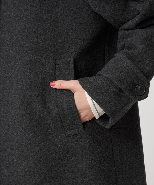 size SHORT/TALLあり］SENTDALE WOOL ミドル コート（ステンカラー