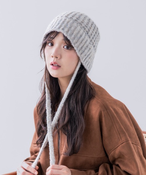 STRAP KNIT HAT/ストラップニットハット（ニットキャップ/ビーニー