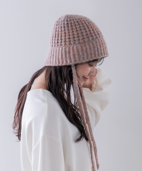 セール】STRAP KNIT HAT/ストラップニットハット（ニットキャップ