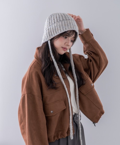 セール】STRAP KNIT HAT/ストラップニットハット（ニットキャップ