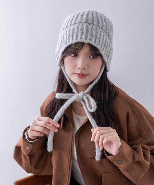 セール】STRAP KNIT HAT/ストラップニットハット（ニットキャップ
