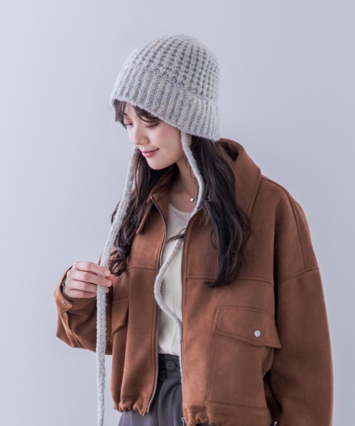 STRAP KNIT HAT/ストラップニットハット（ニットキャップ/ビーニー