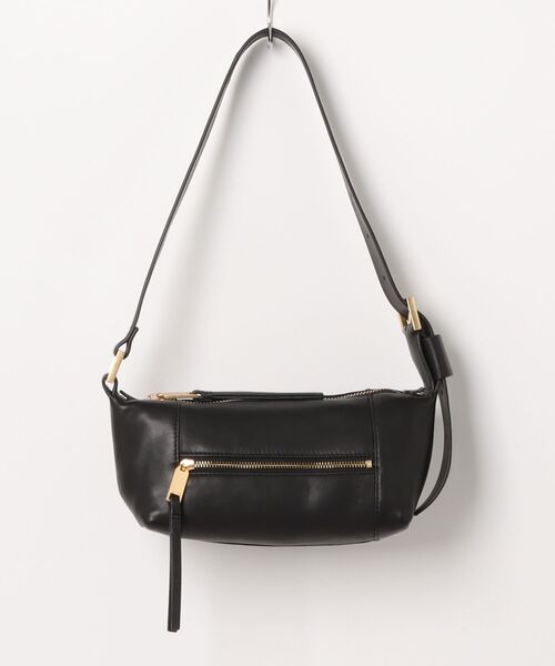 ALLSAINTS(オールセインツ)の「VEGA LEATHER MINI BAG | VEGA レザー ミニ バッグ(ショルダーバッグ・レディース・ブラック・ONE SIZE)」の8枚目の写真