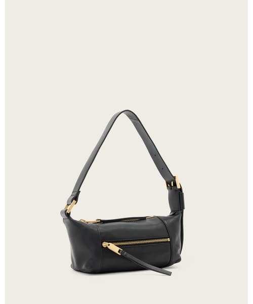 ALLSAINTS(オールセインツ)の「VEGA LEATHER MINI BAG | VEGA レザー ミニ バッグ(ショルダーバッグ・レディース・ブラック・ONE SIZE)」の4枚目の写真