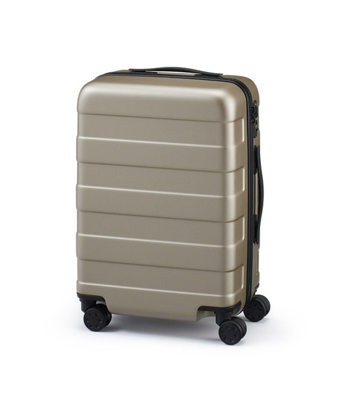 無印良品（ムジルシリョウヒン）の「バーを自由に調節できる　ハードキャリーケース（３６Ｌ）（スーツケース/キャリーバッグ・レディース・カーキ/グレー/ベージュ/ブラック・FREE）」の4枚目の写真