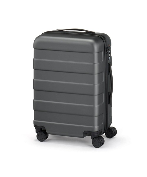 無印良品（ムジルシリョウヒン）の「バーを自由に調節できる　ハードキャリーケース（３６Ｌ）（スーツケース/キャリーバッグ・レディース・カーキ/グレー/ベージュ/ブラック・FREE）」の3枚目の写真