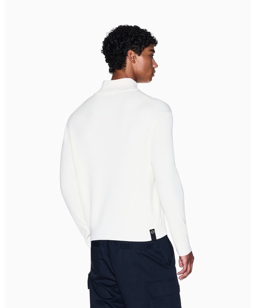 A|X アルマーニ エクスチェンジ】ジップアップニットカーディガン