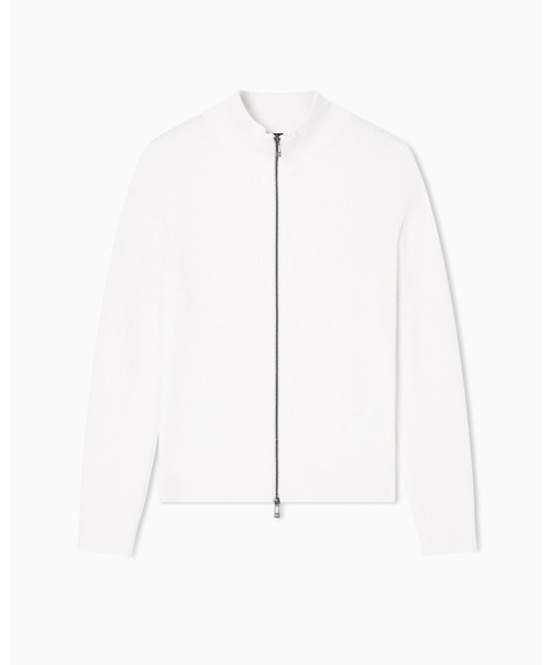 A|X アルマーニ エクスチェンジ】ジップアップニットカーディガン