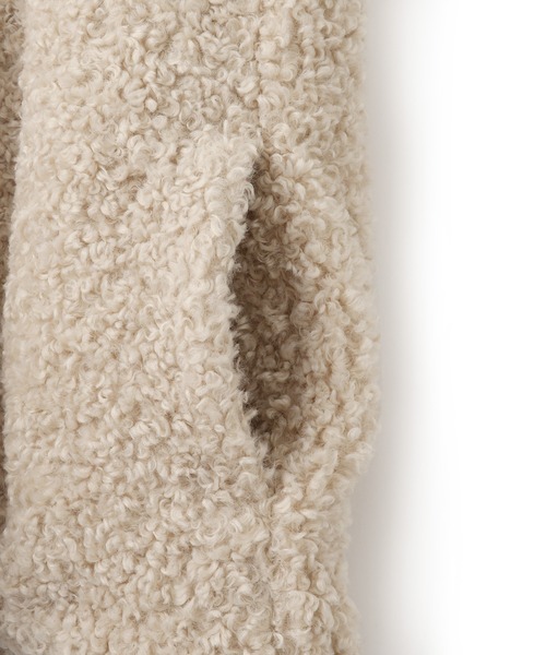 ADAM ET ROPE'(アダムエロペ)の「【WEB限定】リバーシブルボアブルゾン(ブルゾン・レディース・ブラック/ベージュ系その他・FREE)」の10枚目の写真