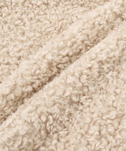 ADAM ET ROPE'(アダムエロペ)の「【WEB限定】リバーシブルボアブルゾン(ブルゾン・レディース・ブラック/ベージュ系その他・FREE)」の14枚目の写真