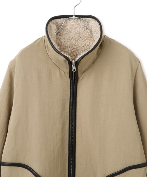 ADAM ET ROPE'(アダムエロペ)の「【WEB限定】リバーシブルボアブルゾン(ブルゾン・レディース・ブラック/ベージュ系その他・FREE)」の22枚目の写真