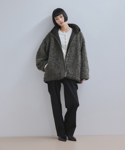 WEB限定】リバーシブルボアブルゾン（ブルゾン）｜ADAM ET ROPE