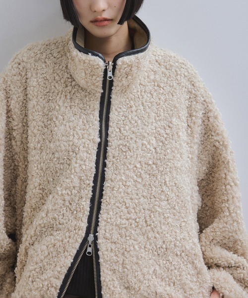 美品adam et rope' アダムエロペ　リバーシブルボアブルゾン ADAM ET ROPE'（アダムエロペ） ブルゾン アウター 「WEB限定