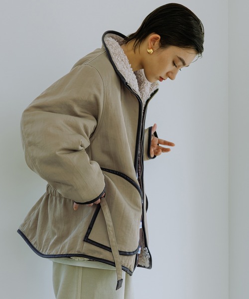 WEB限定】リバーシブルボアブルゾン（ブルゾン）｜ADAM ET ROPE