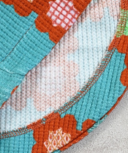 MARKEY'S（マーキーズ）の「総柄ワッフルボリュームスリーブボレロ/おとな（カーディガン/ボレロ・レディース・ホワイト系その他/ブラウン系その他・160cm）」の10枚目の写真