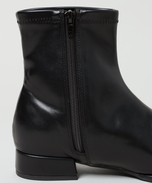 A part by（アパートバイ）の「フラットショートブーツ（ブーツ・レディース・ブラック/ブラウン・MEDIUM/LARGE）」の9枚目の写真