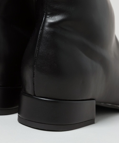 A part by（アパートバイ）の「フラットショートブーツ（ブーツ・レディース・ブラック/ブラウン・MEDIUM/LARGE）」の12枚目の写真