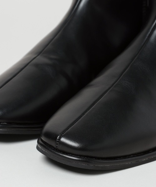 A part by（アパートバイ）の「フラットショートブーツ（ブーツ・レディース・ブラック/ブラウン・MEDIUM/LARGE）」の14枚目の写真