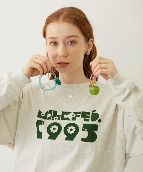 MILKFED.(ミルクフェド)の「GLITTER APPLE CARABINER(キーホルダー・レディース・ライトグリーン・ONE SIZE)」の15枚目の写真