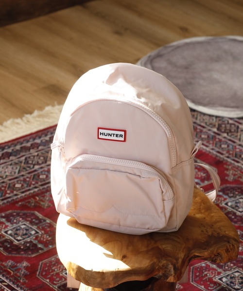 HUNTER（ハンター）の「HUNTER NYLON MINI BACKPACK ナイロン クラシック ミニ バックパック（バックパック/リュック・レディース・ブラック/ピンク/ミント・FREE）」の3枚目の写真