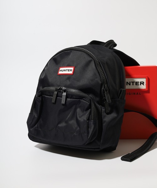HUNTER（ハンター）の「HUNTER NYLON MINI BACKPACK ナイロン クラシック ミニ バックパック（バックパック/リュック・レディース・ブラック/ピンク/ミント・FREE）」の8枚目の写真