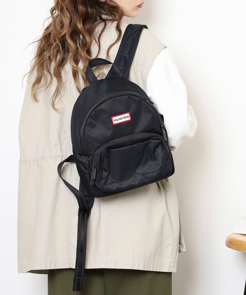 HUNTER（ハンター）の「HUNTER NYLON MINI BACKPACK ナイロン クラシック ミニ バックパック（バックパック/リュック・レディース・ブラック/ピンク/ミント・FREE）」の22枚目の写真