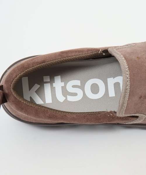 kitson(キットソン)の「KITSON キットソン 厚底ウェーブソール 軽量 スリッポン(スリッポン・レディース・ブラック/ベージュ/ブラウン・23cm/23.5cm/24cm/24.5cm)」の4枚目の写真